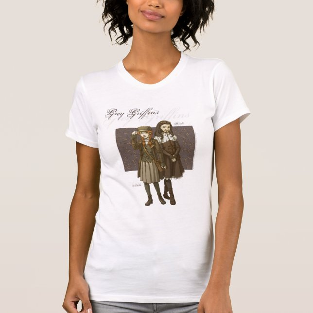 Grey Griffins Graphic Tee for Women (Front)
