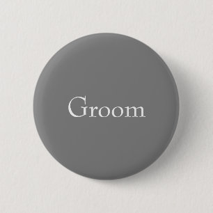 Grey Groom Button