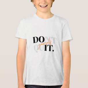 Grey half sleeves T-shirt for kids Tri-Blend Shirt