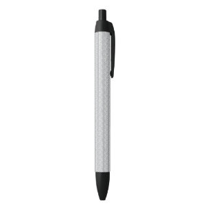 Grey Hand Drawn Chevron Pattern Black Ink Pen