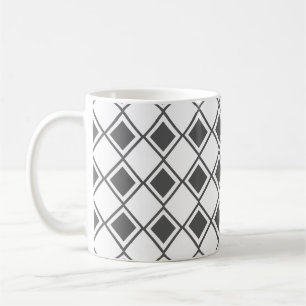 Grey Harlequin Coffee Mug