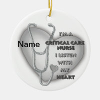 Grey Heart Critical Care Nurse