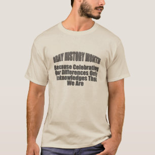 Grey History Month T-Shirt