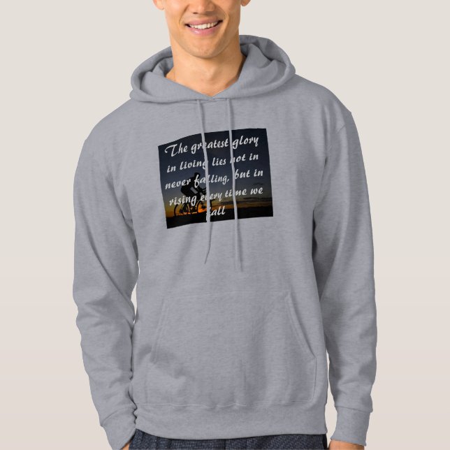 Grey  hoodie (Front)