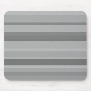 Grey horizontal stripes mouse mat