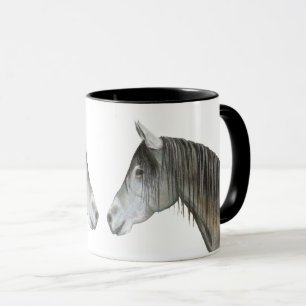 Grey Horse Coffee Mug