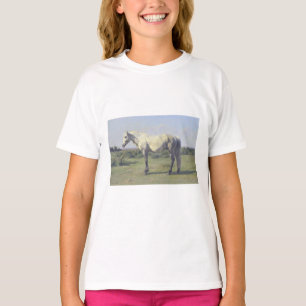 Grey Horse in a Field (by Rosa Bonheur) T-Shirt