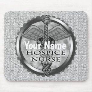 Grey Hospice Nurse mousepad