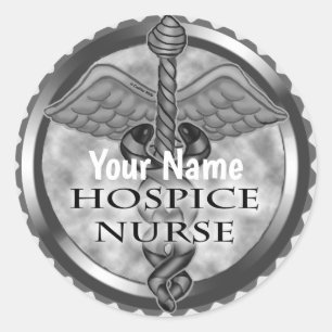 Grey Hospice Nurse  sticker