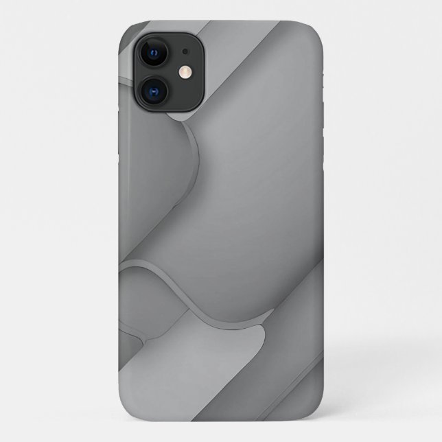 Grey Hues Modern Art  Case-Mate iPhone Case (Back)