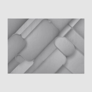 Grey Hues Modern Art Tissue Paper