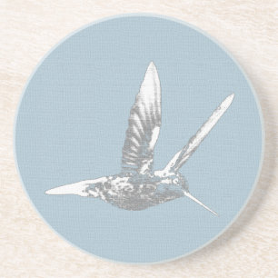 Grey Hummingbird Coaster