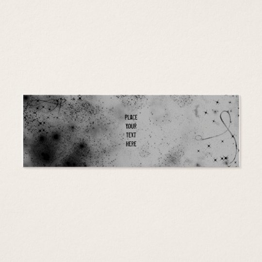 Grey in Space Skinny Profile Card