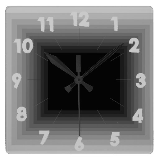 Image of Grey Infinity Design Clock 4