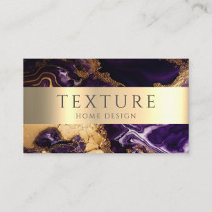 Grey Ink Pattern Marble Texture Stone Pattern Business Card