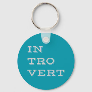 Grey Introvert Keychain
