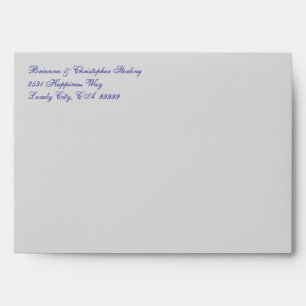 Grey Invitation Envelopes Pale Pale Purple Damask