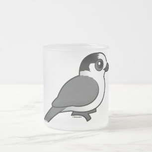 Grey Jay Frosted Glass Coffee Mug