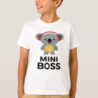 Grey Koala Bear with Headphones – Mini Boss
