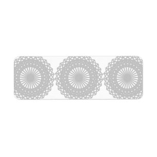 Grey Lace Design Pattern.