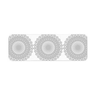 Grey Lace Design Pattern.