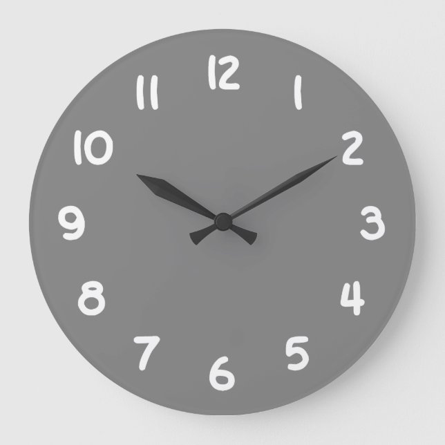 Grey Large Clock (Front)