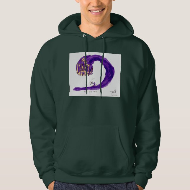 grey large mens hoodie (Front)