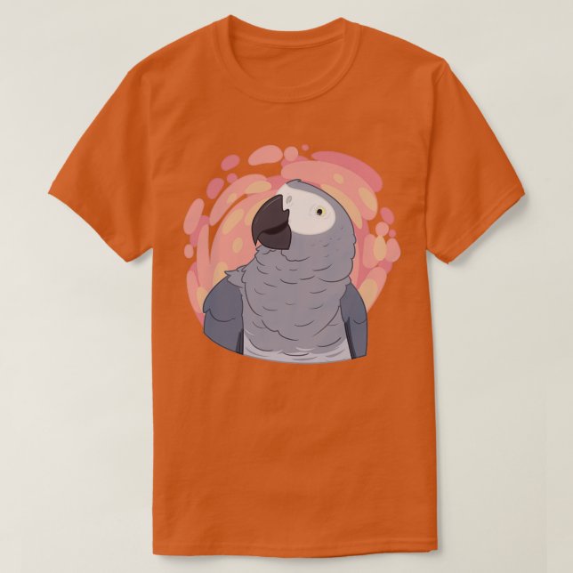 Grey Lava Splash T-Shirt (Design Front)