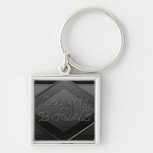 Grey Lawn Bowls Logo Design, Key Ring