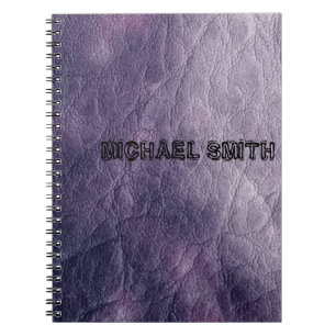 Grey Leather Notebook