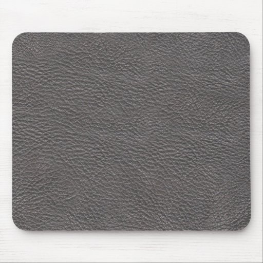 Image of Grey leather texture mousepad