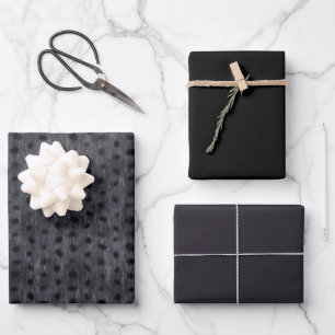 Grey Leopard    Wrapping Paper Sheet