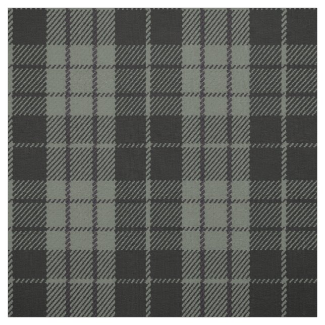 Grey, light/dark grey  black/purple stripe plaid fabric (Swatch)