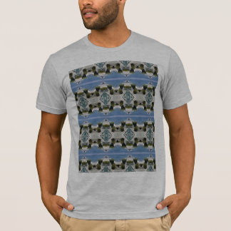 Grey light-weight t-shirt with design. TS 102