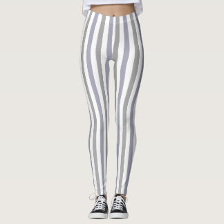 grey lilac stripes leggings