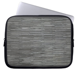 Grey line laptop sleeve