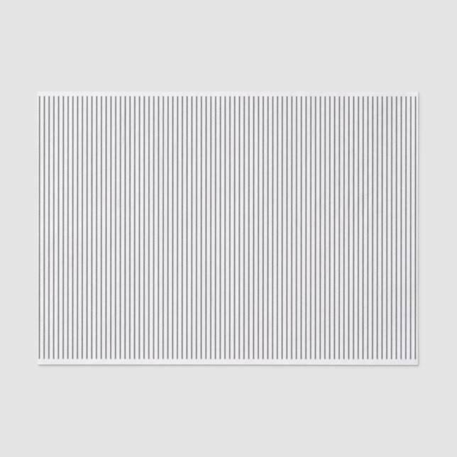 Grey lines on White Tissue Paper (Front)