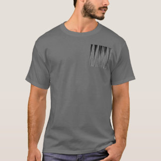 Grey man T-shirt in grunge style