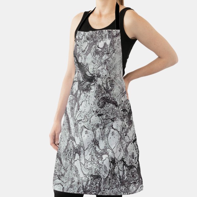 Grey Marble Look Apron (Insitu)