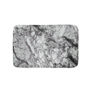Grey Marble Look Bath Mat