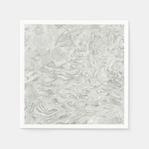 Grey marble surface pattern napkin