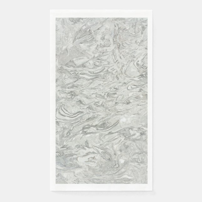 Grey marble surface pattern napkin (Front)
