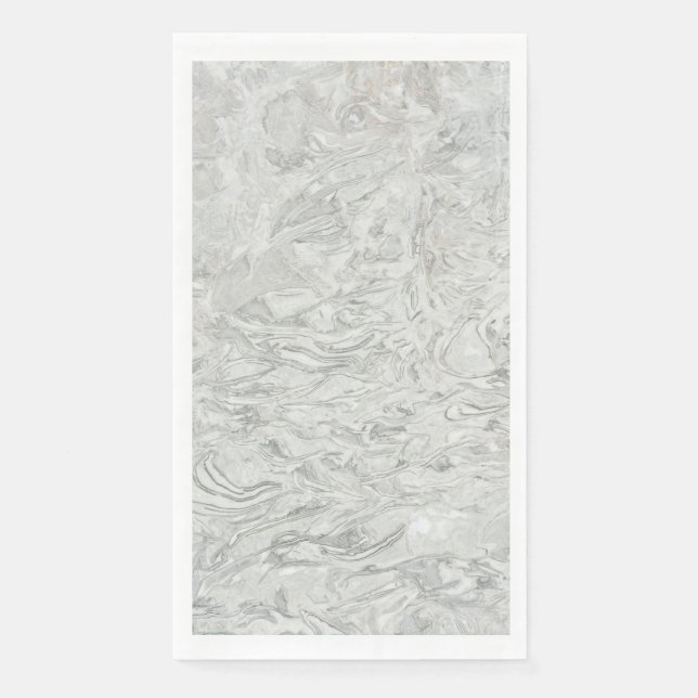 Grey marble surface pattern napkin (Front)