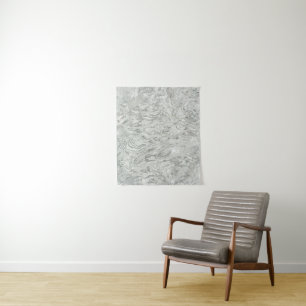 Grey marble surface pattern tapestry