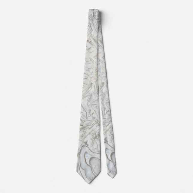 Grey marble surface pattern tie (Front)
