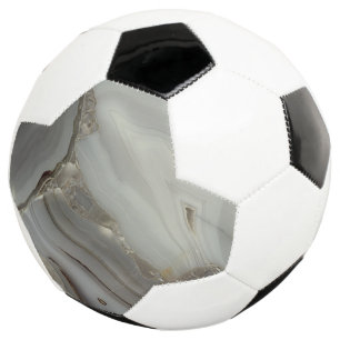 Grey Marble with Gold Vein Football