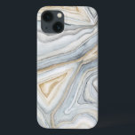 Grey Marbled Abstract Design iPhone 13 Case<br><div class="desc">Grey Marbled Abstract Design. Artist: Megan Meagher. Image ID: 90591FN.</div>