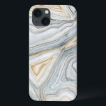 Grey Marbled Abstract Design iPhone 13 Case<br><div class="desc">Grey Marbled Abstract Design. Artist: Megan Meagher. Image ID: 90591FN.</div>