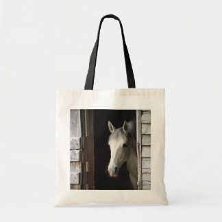 Grey Mare Horse Tote Bag