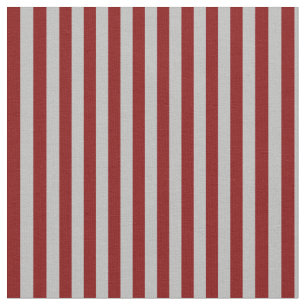 Grey & Maroon Coloured Lined/Striped Pattern Fabric